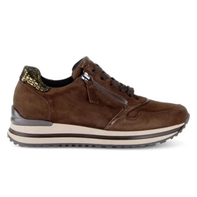 Gabor Sneakers Γυναικείο δέρμα Nubuck Καφέ GAB/76528 31-CACAO/ORA/GR