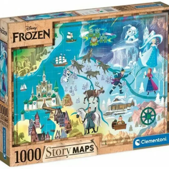 Clementoni DISNEY - Frozen - Puzzle 1000P 69 x 50 cm