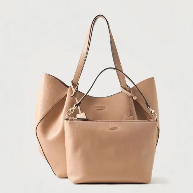 Τσάντα Guess Jeans BG789824_BEBEIGE Μπεζ - UNI