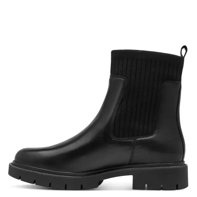 Γυναικεία Ανατομικά Δερμάτινα Μποτάκια Tamaris Comfort 8-86417-45 001 Μαύρο Μαύρο - 36 3