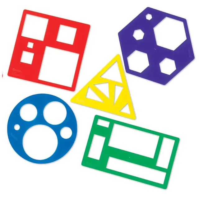 Learning Resources Εκπαιδευτικός Εξοπλισμός - Σετ Σχεδίασης Σχημάτων για 4+ ετών LER 5440 3