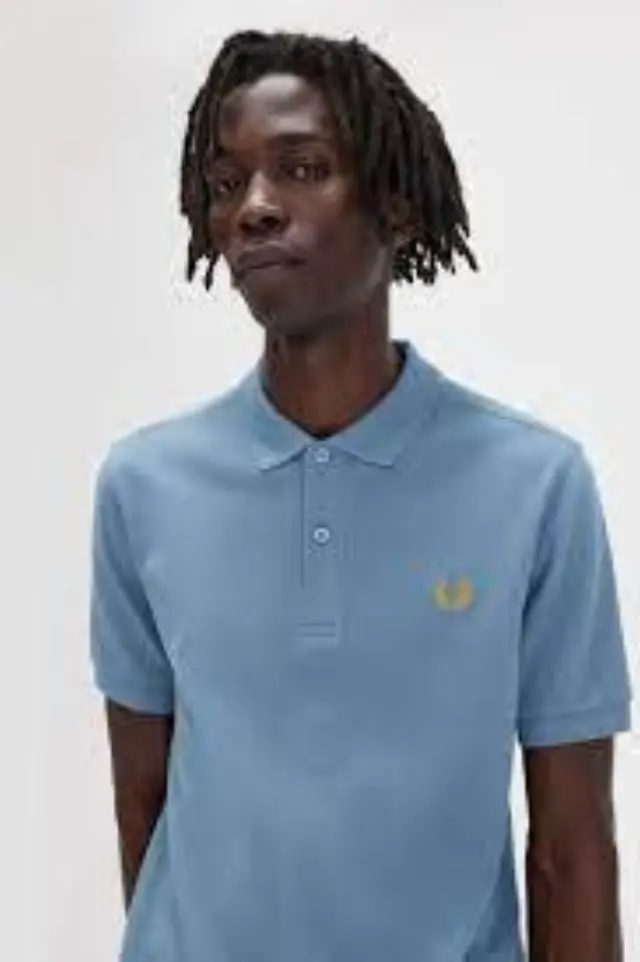 FRED PERRY M6000 TWIN TIPPED ΑΝΔΡΙΚΟ ΠΟΛΟ BLUE 2