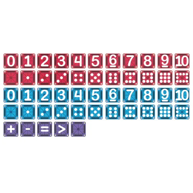 Magna-Tiles Μαγνητικά Πλακίδια MicroMAGS Learn Numbers 56 Κομμάτια (3+ ετών) 254055LN 3