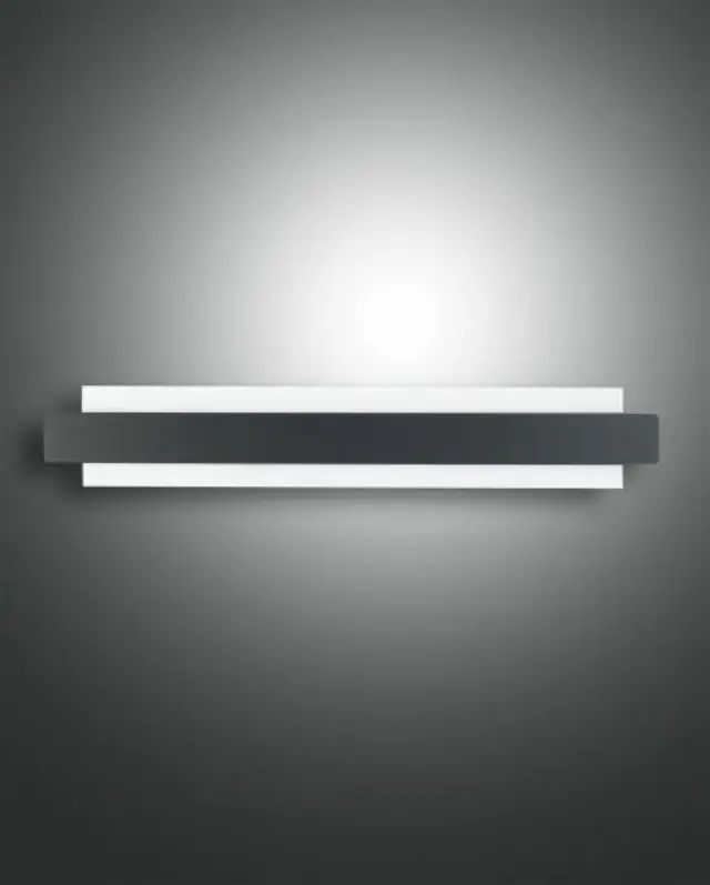 Regolo 3558-22 φωτιστικό απλίκα 60cm Μαύρο