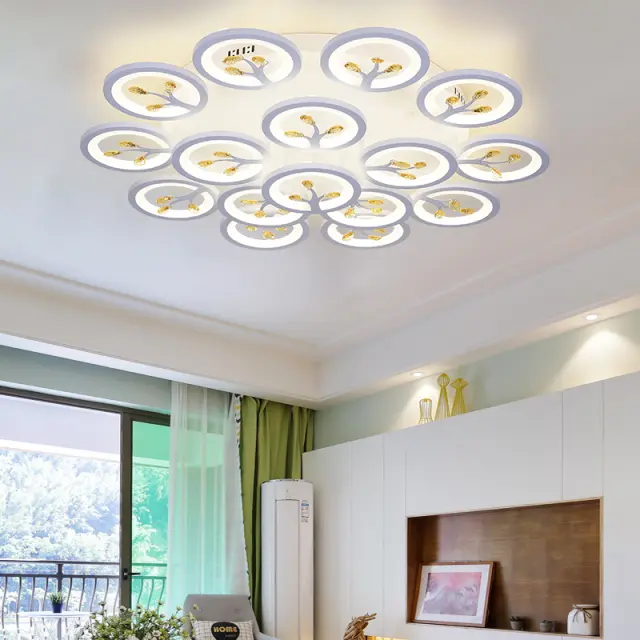 Φωτιστικό οροφής LED - Πλαφονιέρα με Dimmer - 5156-15WH - 943734 2