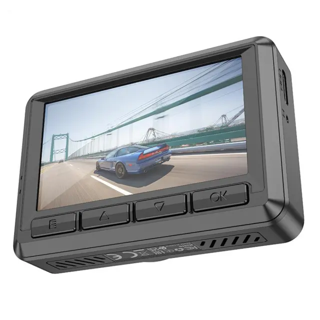 Αξεσουάρ Αυτοκινήτου Hoco Dash Cam (DV2) Driving Recorder with 2.45inch Display 1080p, 30Fps Black 3