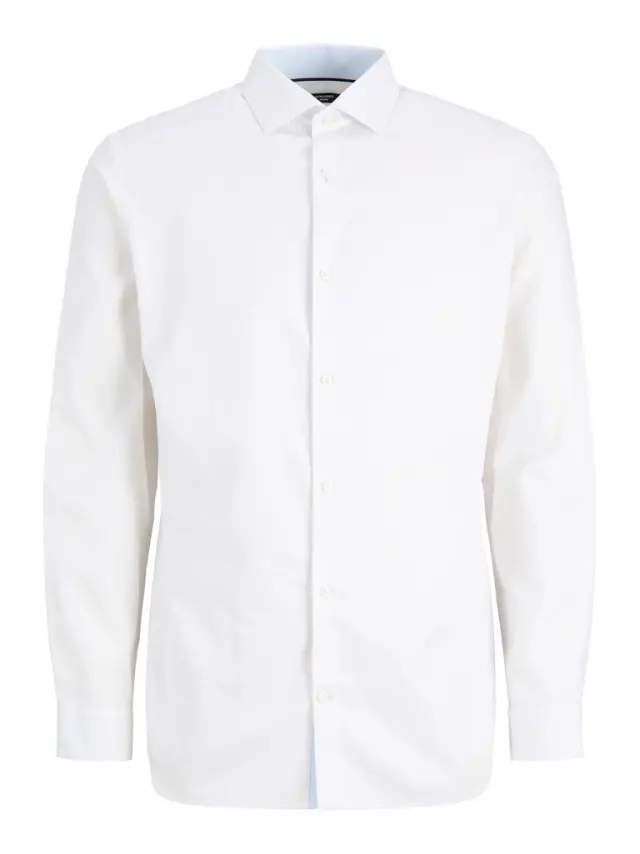 JPRBLAPARKER DETAIL L/S SHIRT SN - White