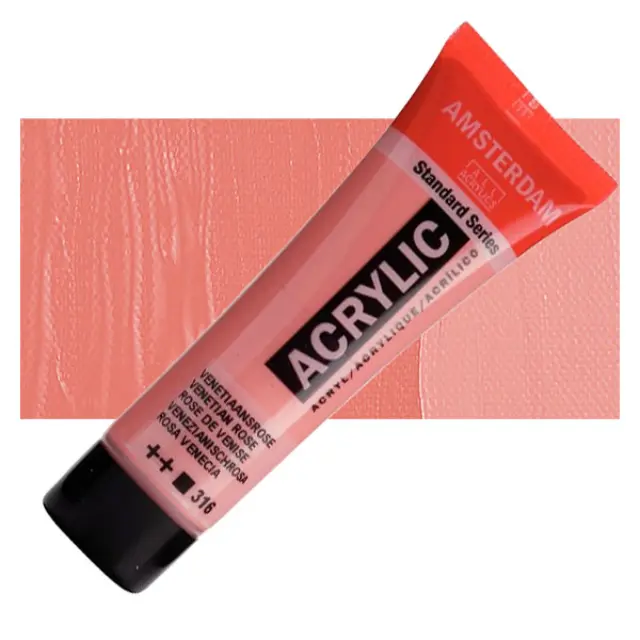 Ακρυλικό Talens Amsterdam 316 Venetian Rose - 20ml