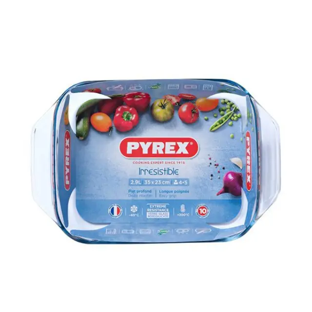 Ταψί Γυάλινο Pyrex Ορθογώνιο 35Χ23