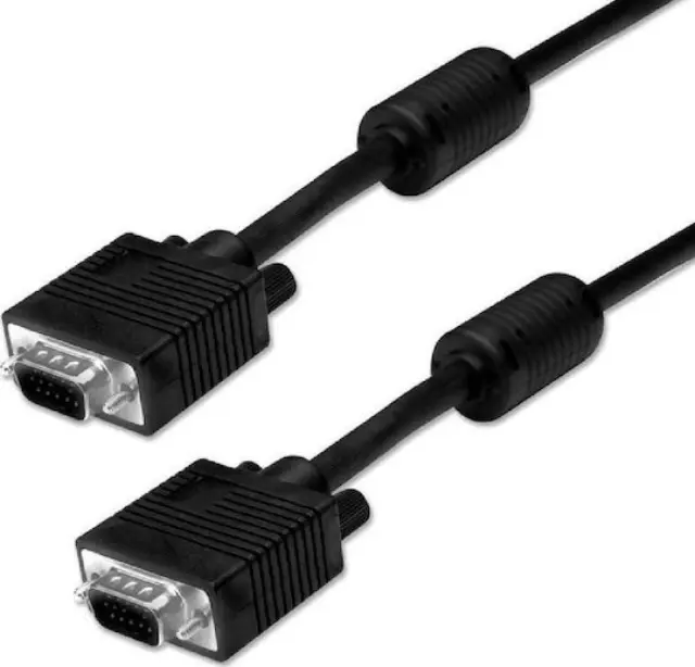 Καλώδιο Powertech VGA M/M Black 1.5m (CAB-G025)