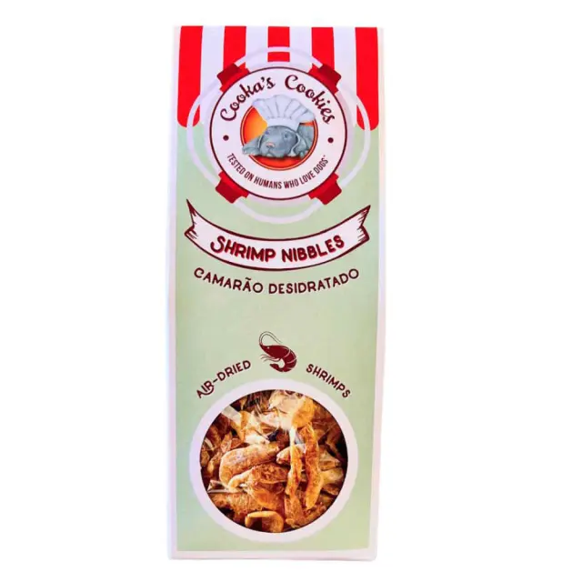 Cooka's Cookies Topper Αφυδατωμένες Γαρίδες 45gr Μονόχρωμο