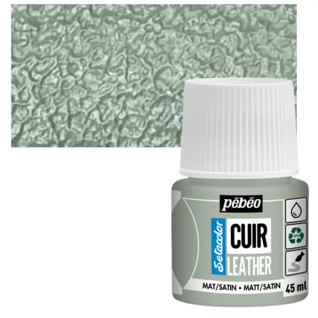 Pebeo Χρώμα Δέρματος Setacolor Leather - 14 Sage Green - 45ml