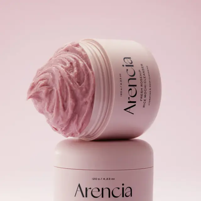 Arencia Fresh Rosehip Rice Mochi Face Cleanser, Καθαριστικό για το Θαμπό, Ξηρό ή Ευαίσθητο δέρμα 120gr 3