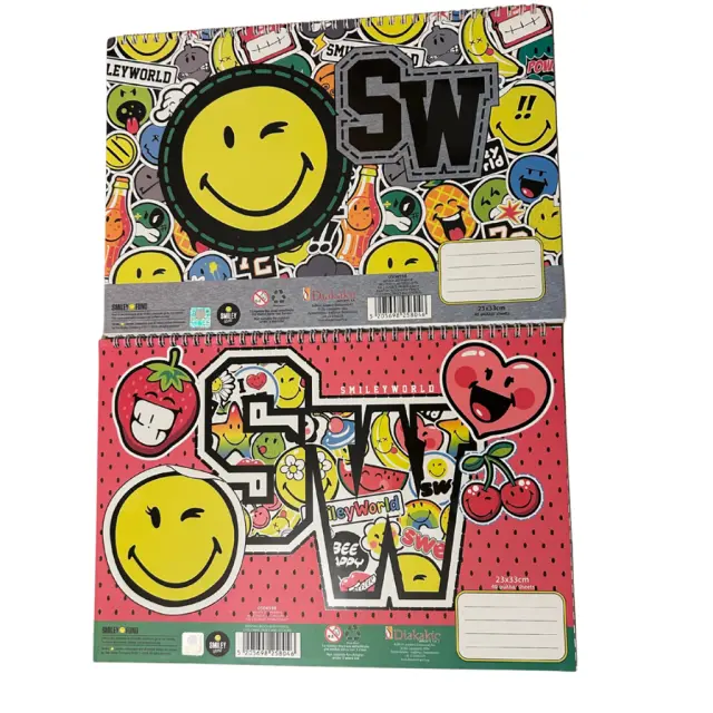 Μπλοκ Ζωγραφικής 23x33cm 40 Φύλλα Smiley World / 0504598 (Διακάκης)