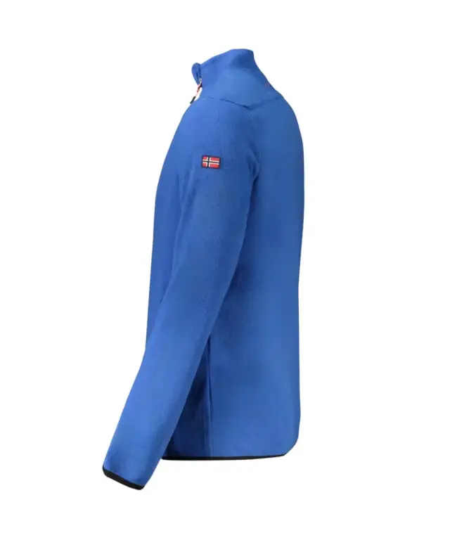 Norway Nautical School - Ανδρική Ζακέτα Φούτερ Fleece 849543-BLUETT Μπλε 3