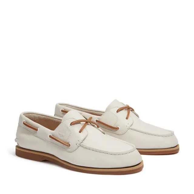 Γυναικεία Δερμάτινα Μοκασίνια Timberland Classic Boat TB0A2Q9XETD Natural Full Grain Μπεζ - 37 2