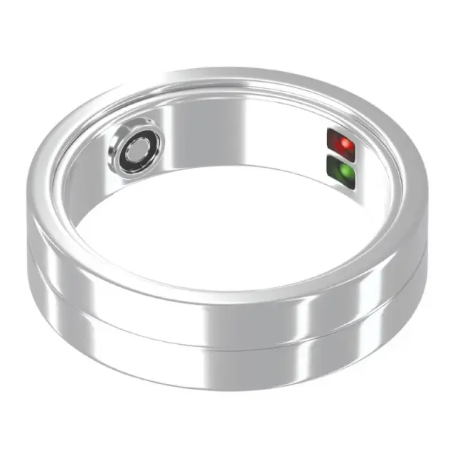Smart Ring Maxcom mRing MR100 No.11 (Εσωτερική Διάμετρος 20.7mm) IP68 με Μετρητή Παλμών, Ύπνου, Θερμίδες, Βήματα Ασημί 3