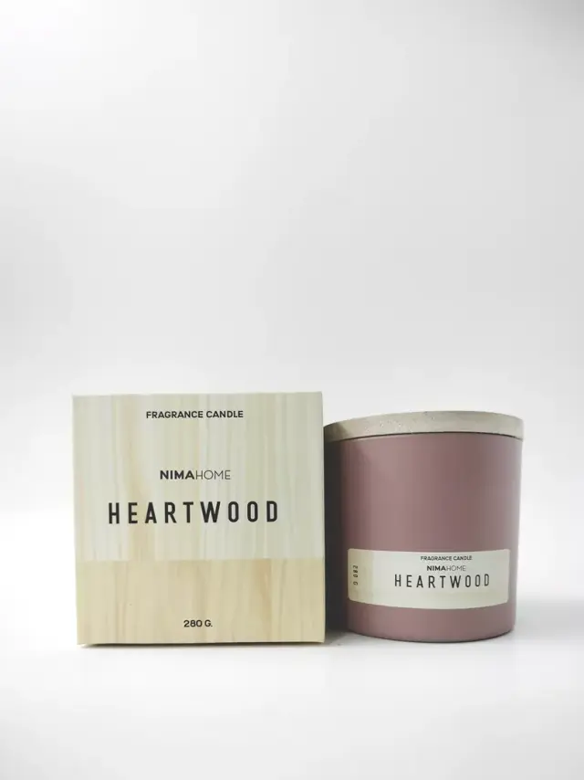 Αρωματικό Κερί Heartwood Ένα χρώμα Αρωματικό Κερί 250gr