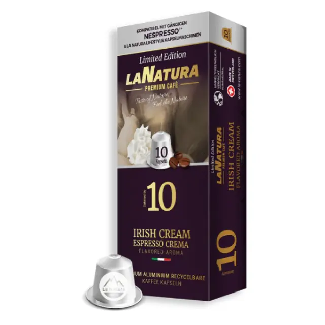 La Natura Espresso Irish Cream Aluminium 10 τμχ | Nespresso