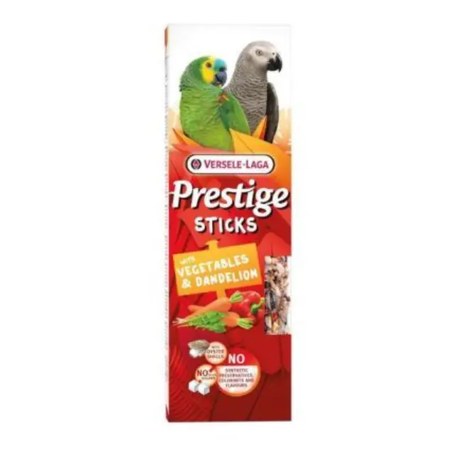 Versele Laga Prestige Sticks Parrots με Λαχανικά & Πικραλίδα 2x70gr