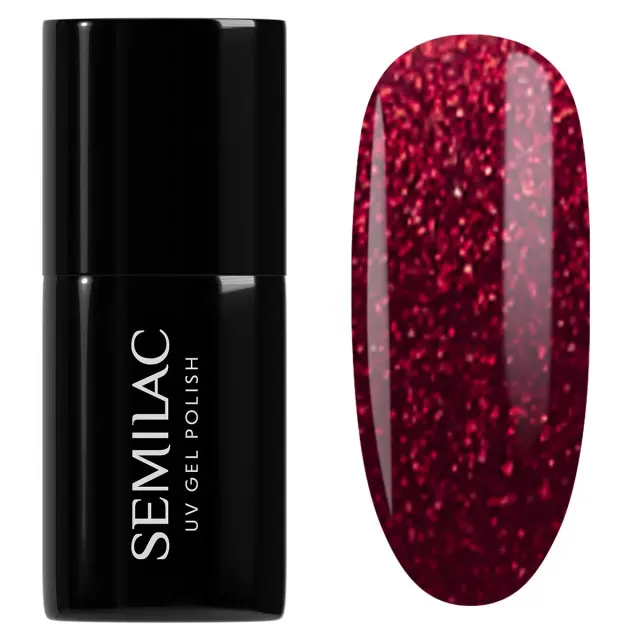 Semilac Ημιμόνιμο Βερνίκι 955 Holly Berry Red 7ml