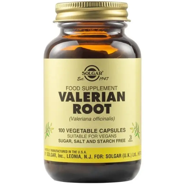Solgar Valerian Root 520mg (100veg.caps) - Αντιμετώπιση Αϋπνίας, Άγχους