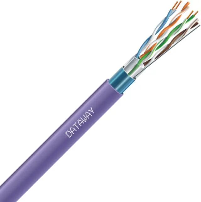 Dataway FTP cable, CAT6, LSZH, Dca, 100m, purple