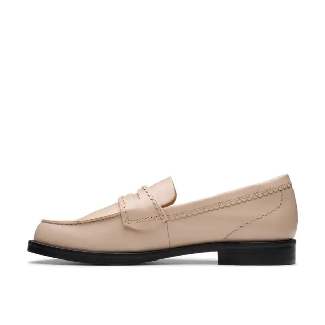 Clarks Straven Edge Sand Sand Leather - 40