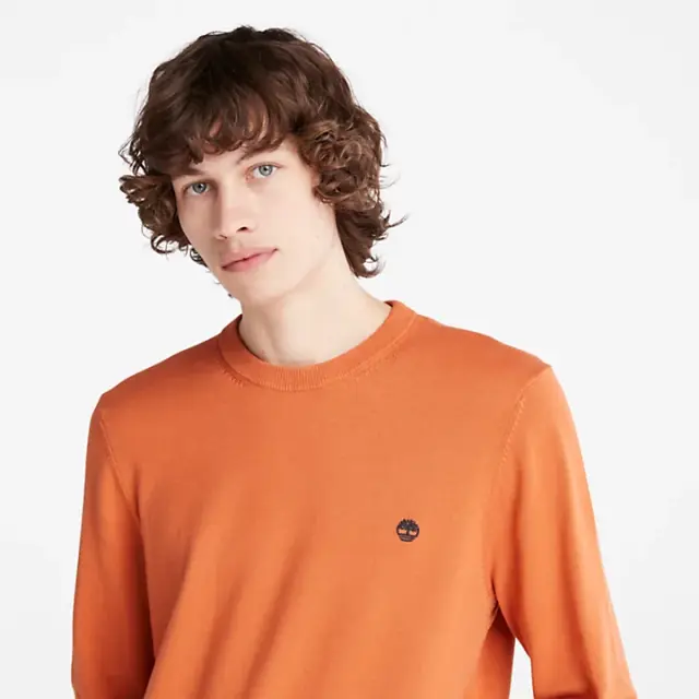 TIMBERLAND YD SWEATER ΑΝΔΡΙΚΟ ΠΟΥΛΟΒΕΡ ORANGE 3