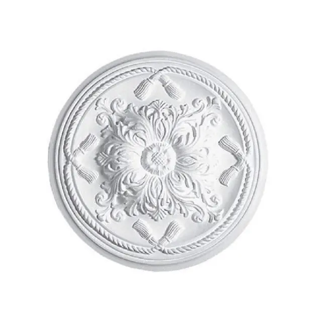 Deco Ροζέτα Οροφής Φωτιστικού πολυστερίνης 450mm Λευκή / Esmeralda 3