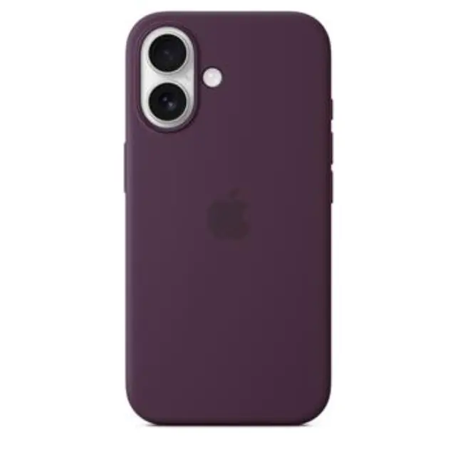 MYY43ZM/A Apple Silicone Magsafe Cover for iPhone 16 Plum