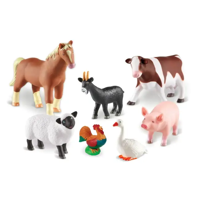 Learning Resources Εκπαιδευτικό Παιχνίδι Jumbo Farm Animals για 1,5+ ετών LER 0694 2