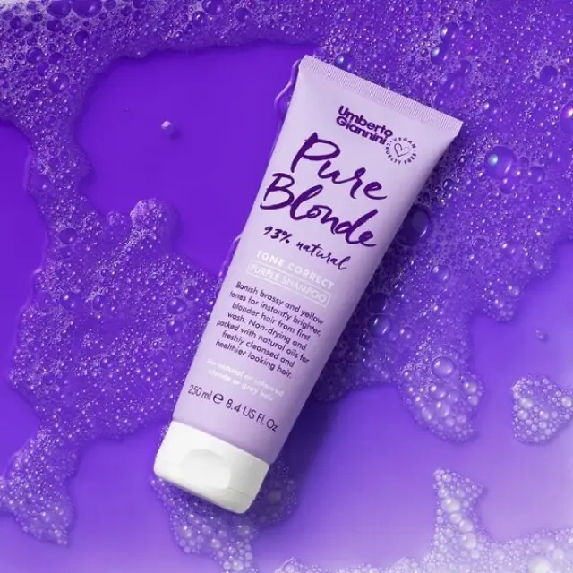 Umberto Giannini Pure Blonde 93% Σαμπουάν για Διόρθωση Χρώματος 250ml 2