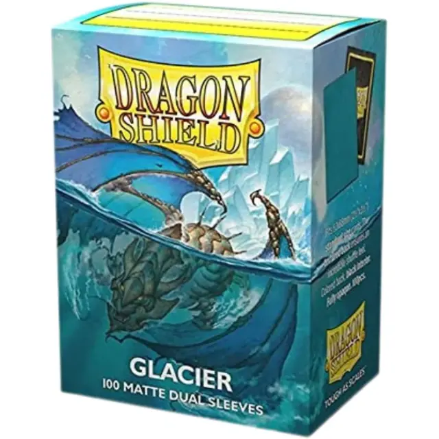 Dragon Shield Standard Matte Dual Sleeves - Glacier Miniom (100 Sleeves)