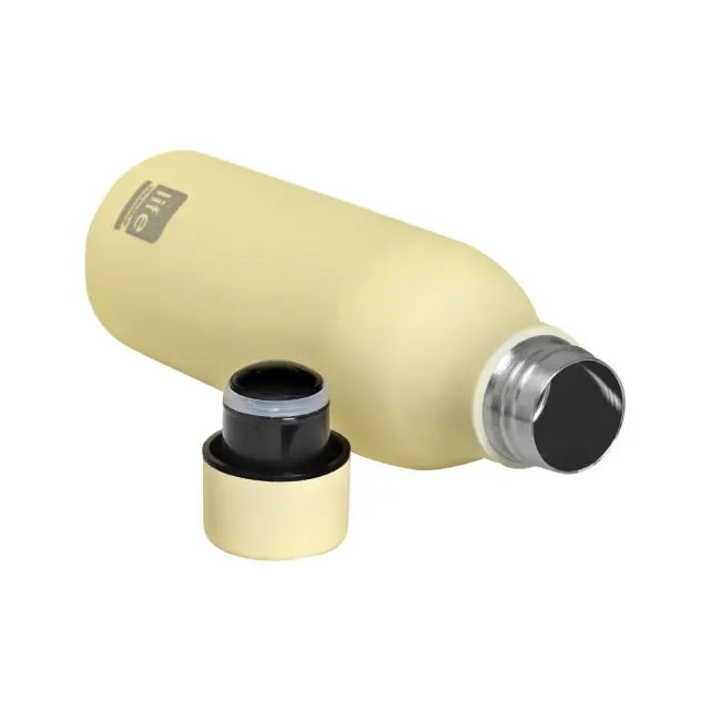 Ecolife® - Μεταλλικό Μπουκάλι Θερμός 550ml- Cream (33-BO-2351). 3