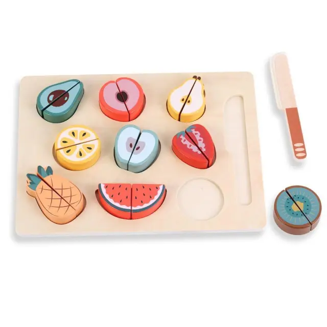 Luna Ξύλινο Puzzle Φρούτα που Κόβονται (000622868)