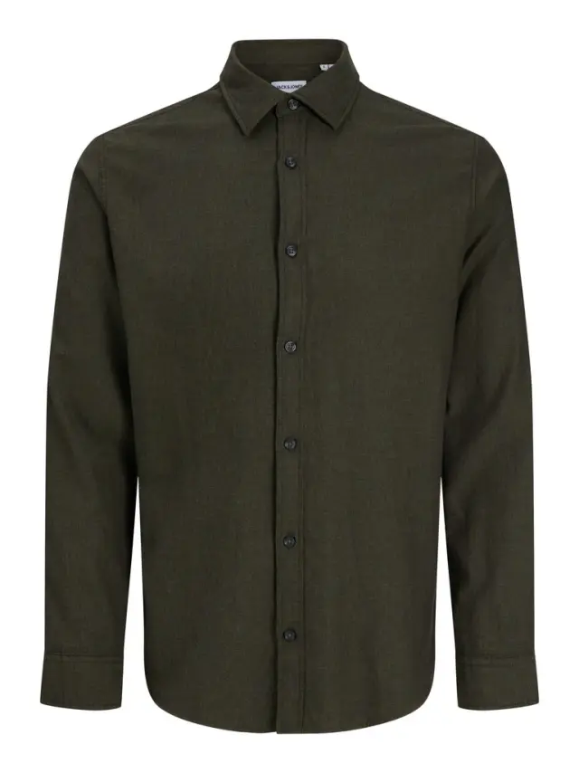 JJEFIELD MELANGE SHIRT LS SN - Rosin