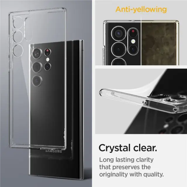 Spigen Liquid Crystal, crystal clear - Samsung Galaxy S22 Ultra 2