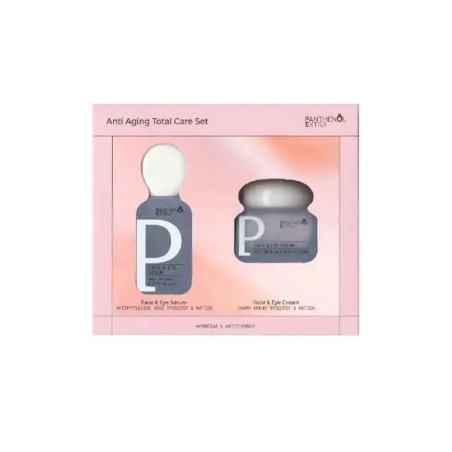 Panthenol Extra Promo Anti Aging Τοtal Care Face & Eye Serum Ορός Εντατικής Αντιγήρανσης για Πρόσωπο & Μάτια 30ml & Αντιρυτιδική Κρέμα Προσώπου & Ματιών με Πανθενόλη 50ml