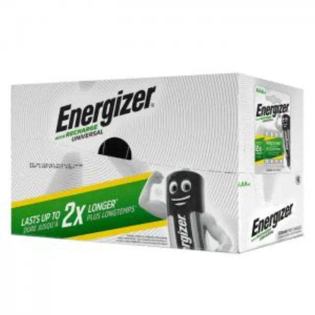 Μπαταρία Επαναφορτιζόμενη Energizer ACCU Recharge Power Plus 500 mAh size AAA 1.2V Τεμ. 4 3