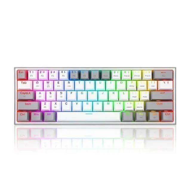 Redragon Gamin Keyboard Fizz Pro K616 White / Gray (K616RGB-PRO white grey)