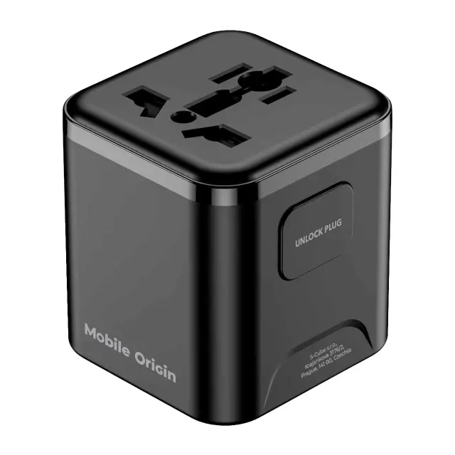 Mobile Origin Universal Travel Adapter PW30 EU/UK/US/AUS Black 2