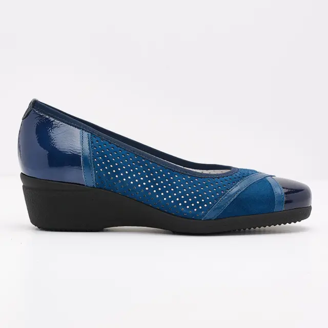 Soffice Sogno Μπαλαρίνες Γυναικείο δέρμα Nubuck Μπλέ ASS/20022 DENIM