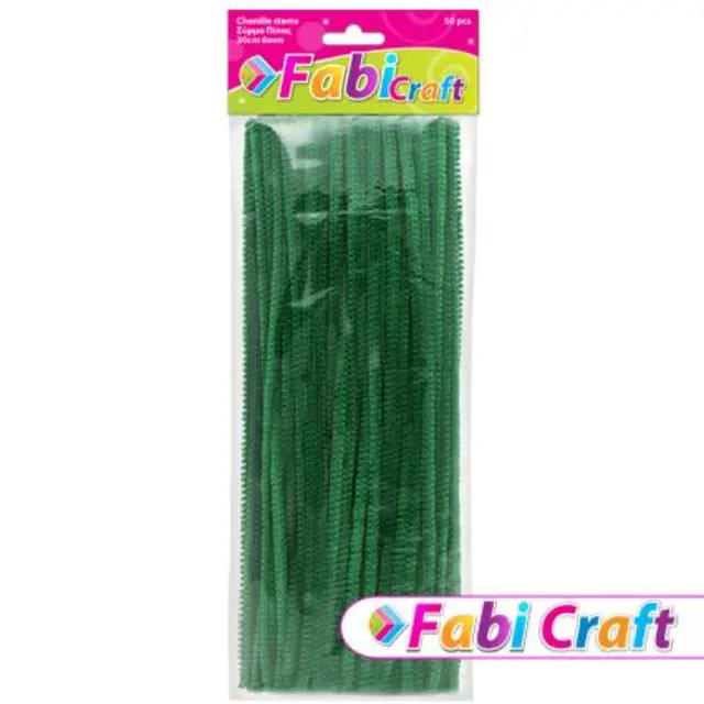 Σύρμα Πίπας Fabi 0.6x30cm 50τεμ Πράσινο