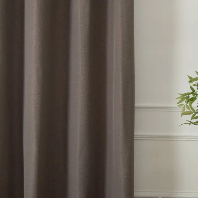 Beauty Home Ύφασμα κουρτίνας με το μέτρο Blackout jacquard σκίασης Glare Art 8444 Φ280 Μόκα 3