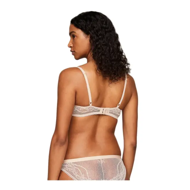 Tommy Hilfiger Γυναικείο Σουτιέν Push-Up Lace Trim Balconette, Χρώμα Misty Blush - 75C 2