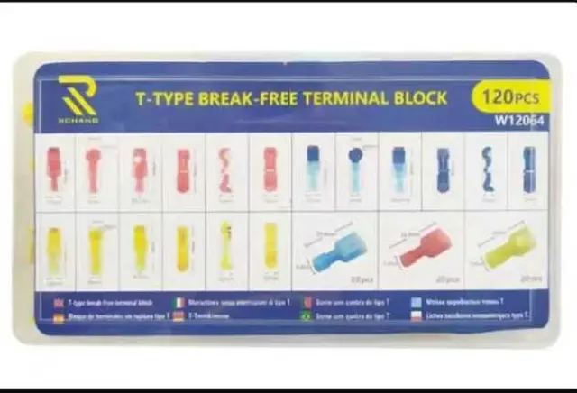 Σετ τερματικά καλωδίων T-TYPE - 120pcs - 675121TK 3