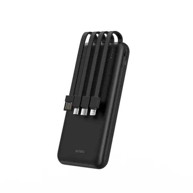 WiWU Essen Powerbank Μαύρο 10000mAh P-08B