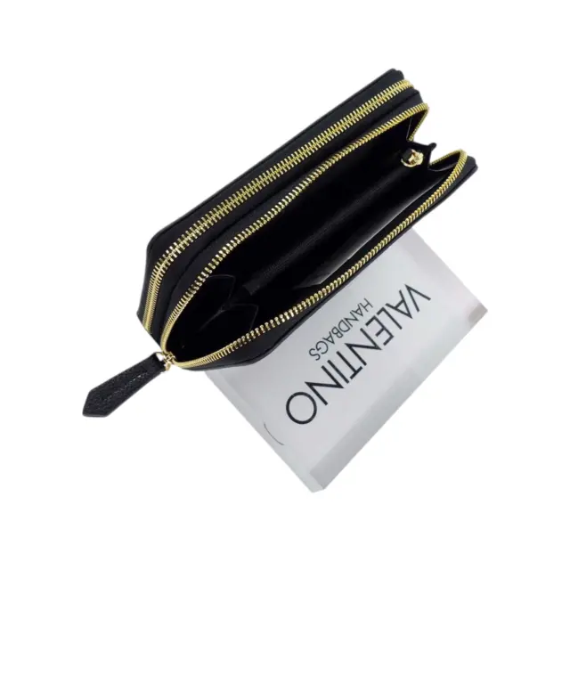 Valentino Bags - Γυναικείο Μεγάλο Πορτοφόλι Rised Re VPS8P947-001 Μαύρο 3