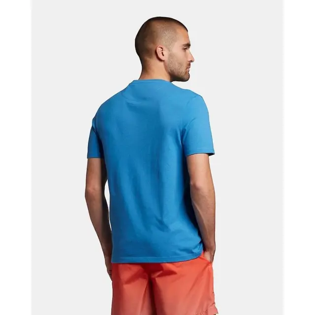 LYLE + SCOTT PLAIN T-SHIRT ΑΝΔΡΙΚΗ ΜΠΛΟΥΖΑ SKIPTON BLUE 3